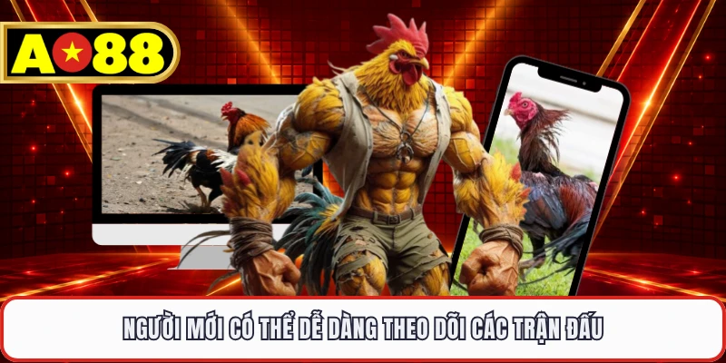 Người mới có thể dễ dàng theo dõi các trận đấu